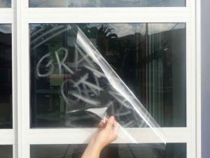 Graffiti glass film